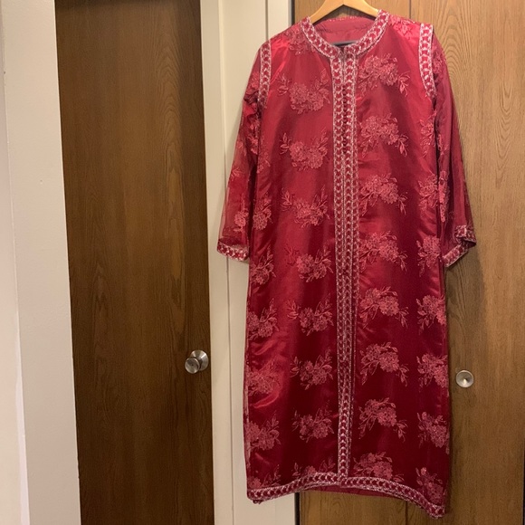 Dresses & Skirts - Women’s Burgundy 2 Piece Abaya(measurements in photos)